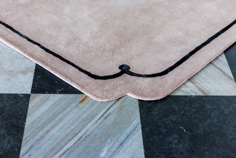 Dywan Cookie Pink Black